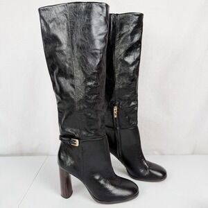Franco Sarto A-Cassie‎ Women's Black Knee-High Boots 6.5 Medium